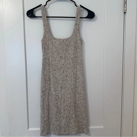 Aritzia Wilfred Floral Sleeveless Ruched Mini Dress Size XS Women’s *Stretchy - Picture 5 of 10